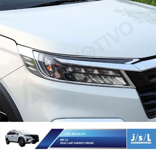 Promo All New BRV 2022 Headlamp Garnish Chrome JSL Cover Lampu Depan