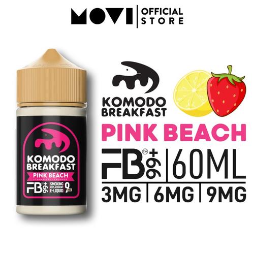 Jual MOVI LIQUID FREEBASE 99+ KOMODO BREAKFAST PINK BEACH FB99+ 3mg 6mg