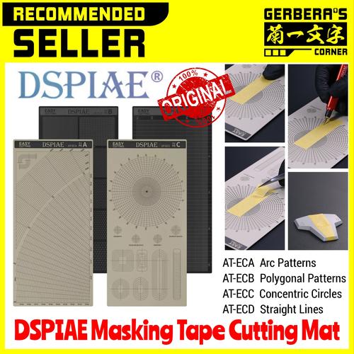 Promo DSPIAE Masking Tape Cutting Mat Template Arc Polygonal Circles