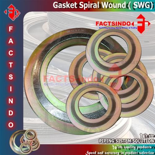 Jual AGEN SWG CS 1" Ansi 150 I Spiral Wound Gasket TYPE IOR ANSI Jakarta Barat FACTSINDO