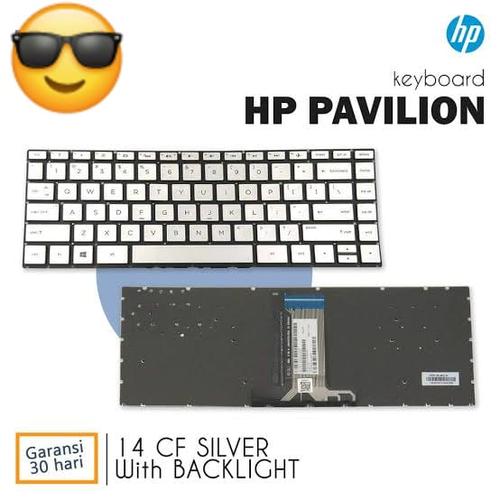 Keyboard HP 14s-cf2018TU 14s-cf0062TU 14s-cf0063TU 14s-cf0065TU Silver di  Rl Part Tokopedia