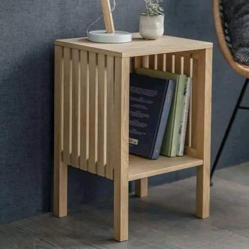 Jual bed side table meja nakas samping tempat tidur kayu jati belanda