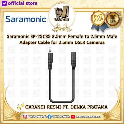 Jual Saramonic SR-25C35 Female to Male Adapter Cable