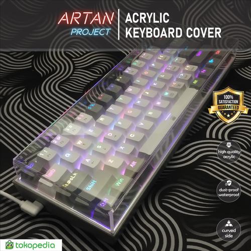 Jual Acrylic keyboard cover akrilik / penutup pelindung keyboard 6080