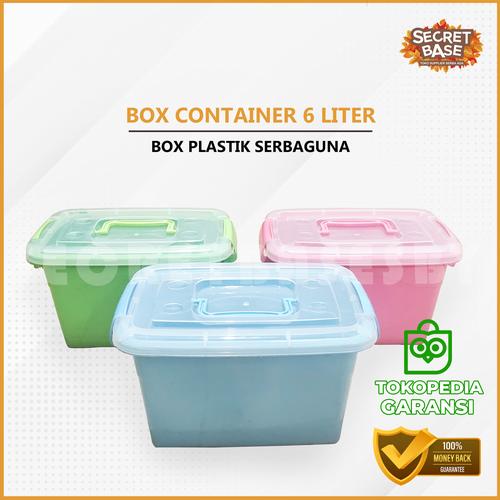 Jual BOX CONTAINER 6 LITER - Pegangan / Box Plastik Serbaguna 6L - Kota ...