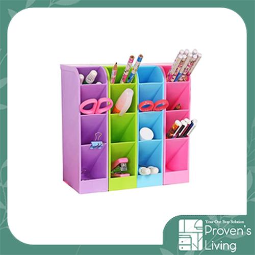 Jual Rak Laci Plastik 4 Slot / Rak Mini 4 Sekat Pulpen Spidol - Jakarta ...