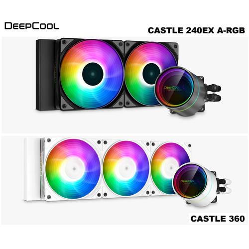 Jual Deepcool Castle 240 EX ARGB I 360 EX ARGB AIO Liquid CPU