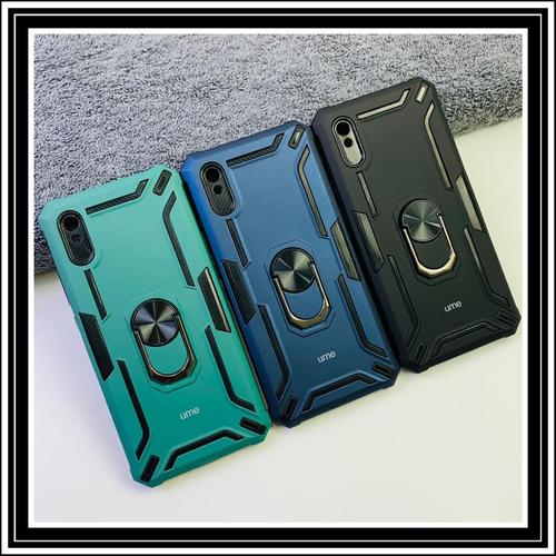 Moex Collana Porta Cellulare Per Xiaomi Redmi 9 - Custodia In Silicone Con Cinturino Regolabile Fino A 155 Cm - Nero