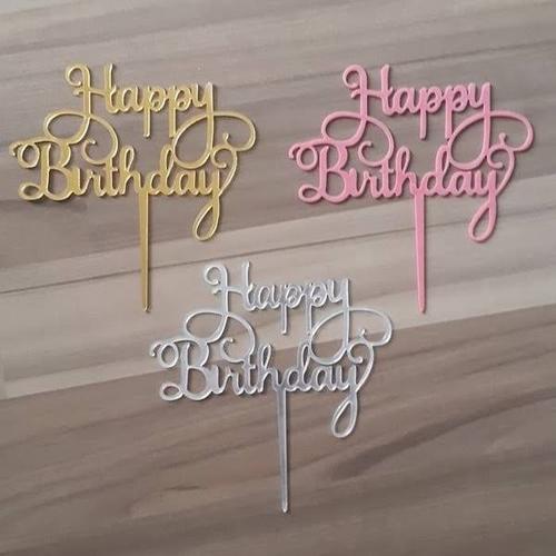 Jual topper happy birthday - Jakarta Barat - Pick Pocket | Tokopedia