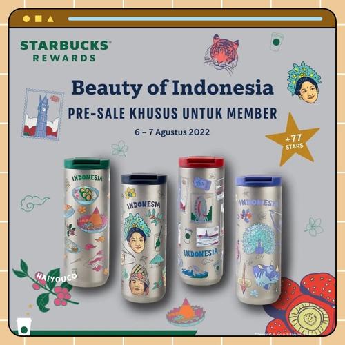 Jual Tumbler Starbucks Beauty of Indonesia / Tumbler Starbucks