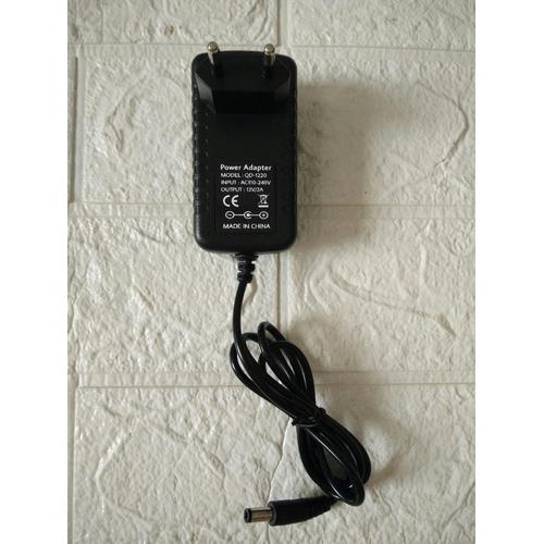 Jual AC ADAPTER 12V 2A model : QD-1220 Jek DC 5.5mm X 2.1mm - 2.5mm ...