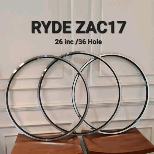Jual Velg Mtb 26 inch RYDE ZAC17 Rim Rims Roda Sepeda Zac 17 Lubang 36