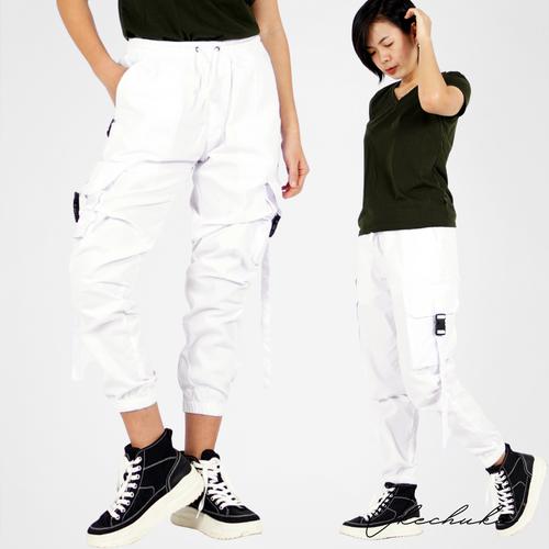 Gambar Okechuku ARTHA Celana Hypebeast Celana Wanita Celana Cargo Jogger Pant - Abu-abu, S dari Okechuku Jakarta Barat Tokopedia