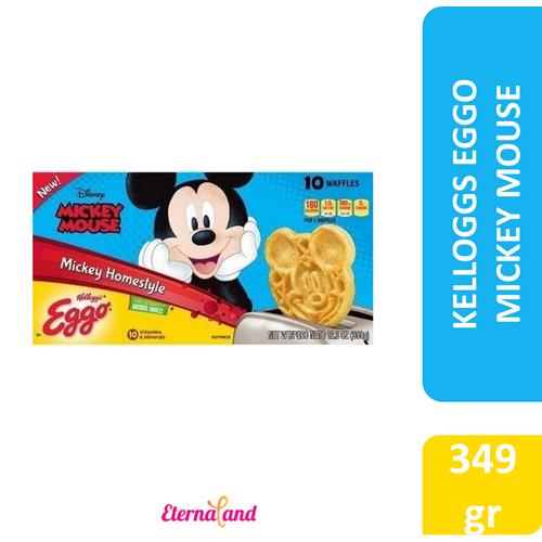 Jual Kelloggs Eggo Waffles Mickey & Minnie Mouse Homestyle frozen