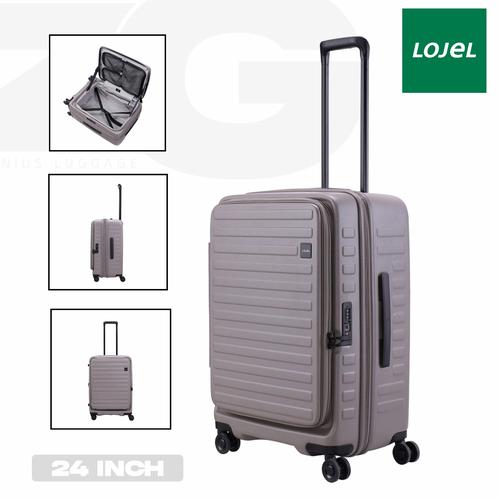 Jual koper 24 inch lojel original CUBO EXPAND TSA LOCK - gray original ...