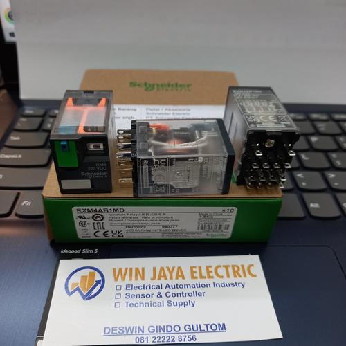Jual Schneider RXM4AB1MD 220Vdc Relay 14 Kaki 220Vdc RXM4AB1FD 110Vdc ...