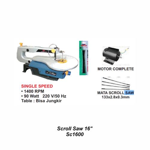 Mesin Gergaji Scroll Saw 16 Inch SC1600 