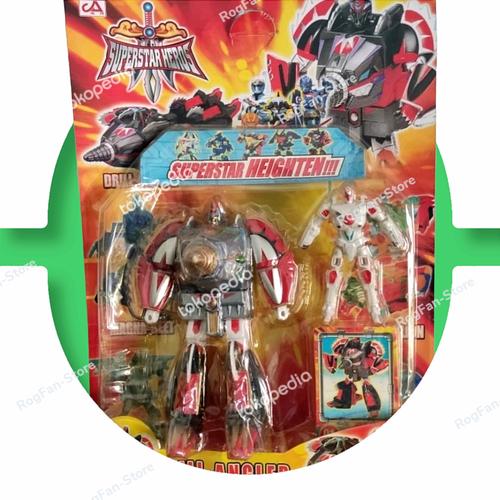 Jual robot megazord sazer x gransazer drill anggler non original bandai
