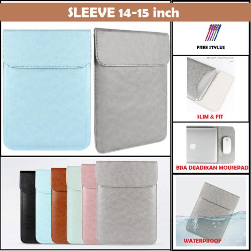 Jual HP PAVILION GAMING 15 LEATHER SLEEVE VERTICAL TAS LAPTOP SLIM
