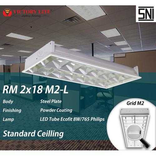 Jual Kap Lampu RM 2x18 M2 - RM 2x18 M2-L - Jakarta Pusat - Victory Lite ...