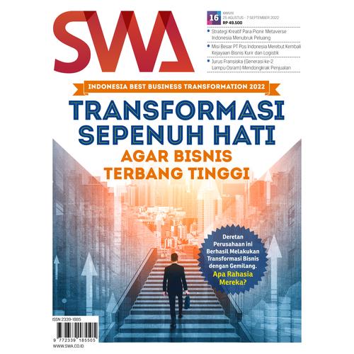 Jual majalah SWA edisi 16/2022 Indonesia Best Business Transformation ...