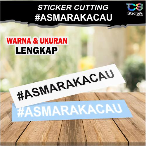 Jual stiker asmarakacau sticker asmara kacau stiker motor stiker mobil ...