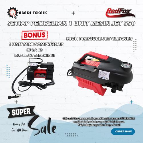 Jual Mesin Cuci Steam Motor High Pressure Jet Cleaner Redfox Rx Jet550m Rxjet650 Kota Tangerang Abadi Teknik Tokopedia