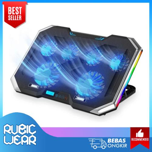 Promo Cooling Pad Laptop Gaming With LED RGB Kipas Pendingin Laptop 6