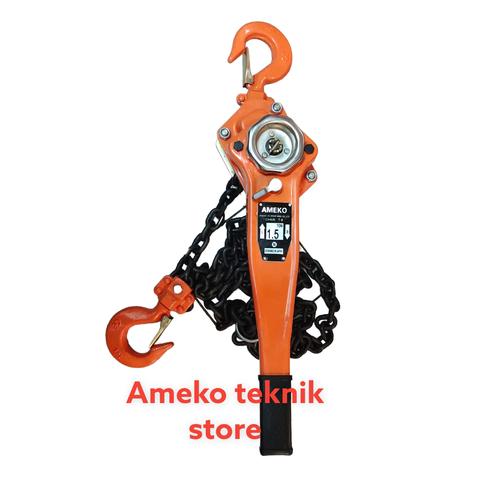 Jual Lever Block 1.5ton x 3 meter / Lever Hoist 1.5 Ton x 3 Meter 3
