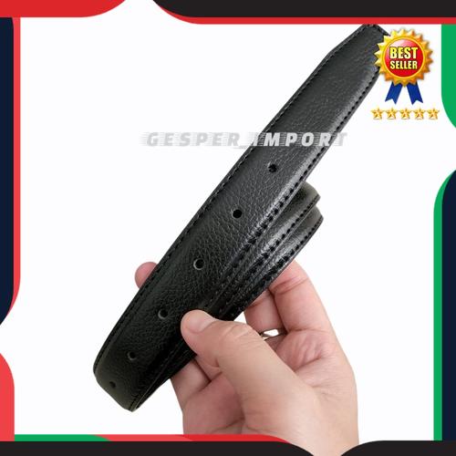 Jual Tali Gesper Model Lubang 3cm Tali Ikat Pinggang Kulit Import