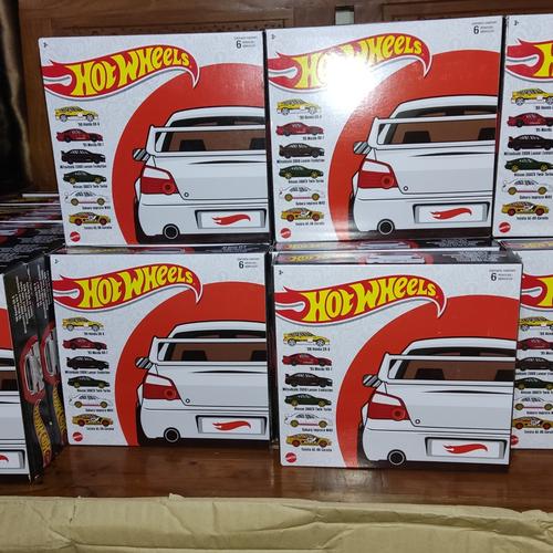 Jual Hot Wheels japanese car culture 6 pack box mazda honda nissan