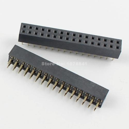 Jual Header Female 2X16 Pin p 32P 2.54mm Double Row Straight 2x16p 2 x ...