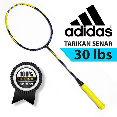 Promo Raket Bulutangkis Badminton Adidas wucht P1 Black Disenar Putih