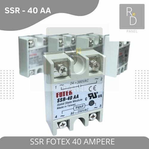 Jual SSR 40AA / SSR FOTEK 40AA / SSR 40 AMPERE AC-AC - Jakarta Barat ...