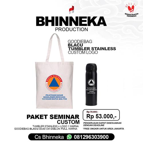 Jual Paket Merchandise Goodiebag dan Tumbler Custom Jakarta Barat