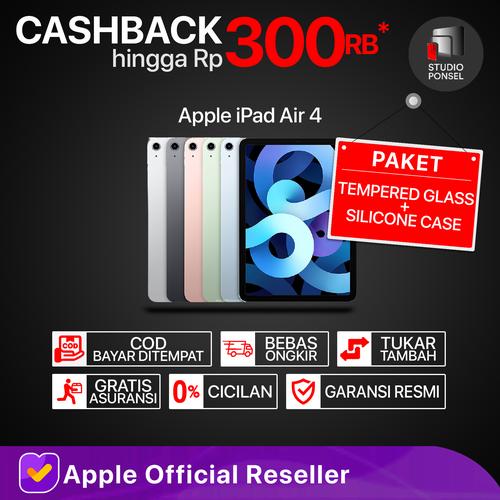 Gambar Apple iPad Air 4 2020 256GB 64GB Wifi Only 10.9" 256 64 Not Cellular - WIFI 64 GB, Silver dari Studio Ponsel Jakarta Pusat Tokopedia