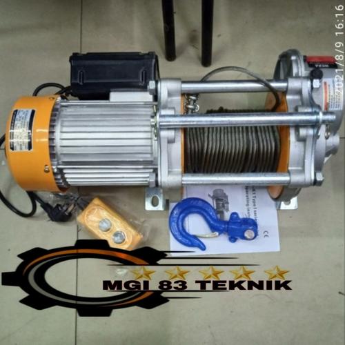 Jual Electric Winch Hoist 1200 Kg Seling 30 Meter Heavy Duty NAGASAKI