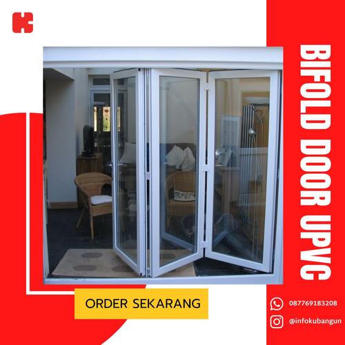 Jual Pintu Lipat Custom UPVC UPVC Bifold Door Kota Medan KUBANGUN
