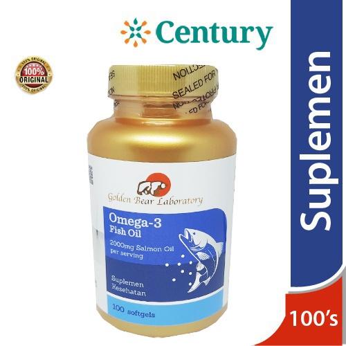 Promo Golden Bear Salmon Omega 3 100 Kapsul/EPA dan DHA/Kolesterol