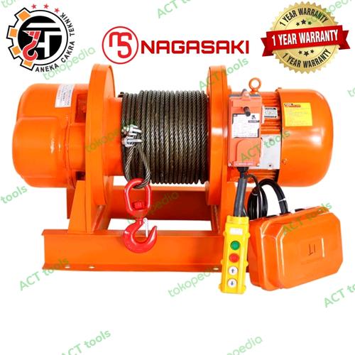Jual electric winch 2 ton 100 meter 380V Nagasaki Jakarta Pusat ACT
