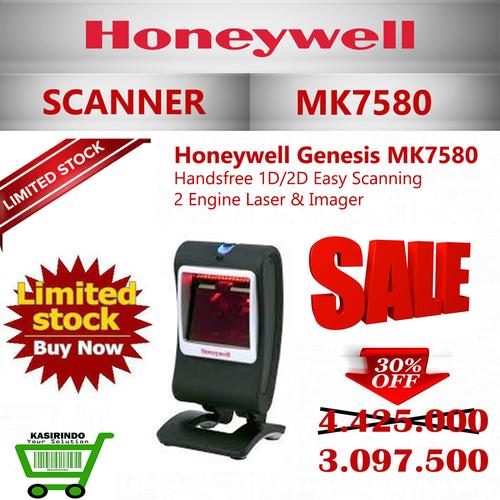 Jual 2D 1D BARCODE SCANNER HONEYWELL GENESIS MK7580G - MK7580 USB ...