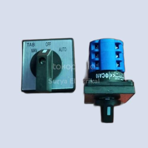 Jual Selector Switch Auto Off Manual 3 Posisi 3 Pole 20A 220V Jakarta Pusat Surya Electrikal