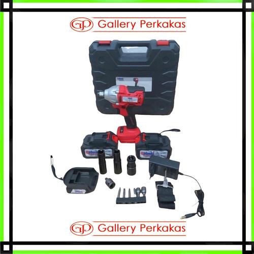 Jual MESIN PEMBUKA BAUT RODA CORDLES 21 VOLT 2 BATRAI IMPACK CORDLES ...