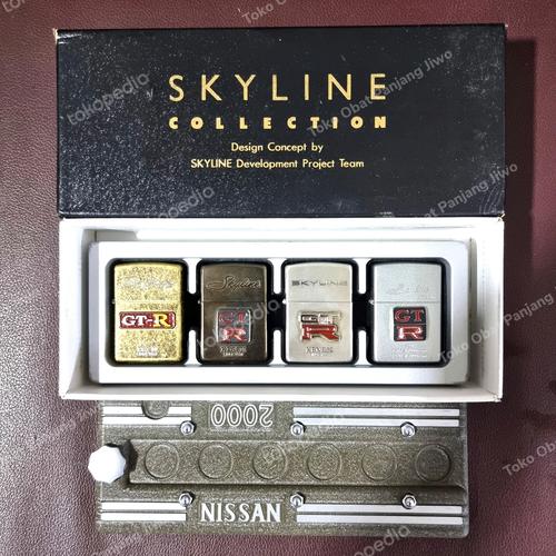 Jual Zippo Nissan Skyline Collection Sets - Rare & Collectible 