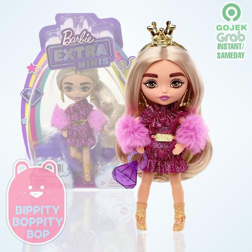 Jual Barbie Extra Minis Doll 8 Shimmery Dress & Furry Shrug Kota
