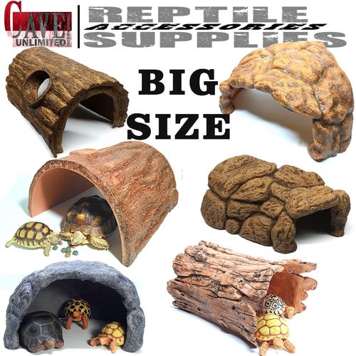 Promo JUMBO XL HIDING CAVE HIDINGCAVE JUMBO REPTILE SULCATA PARDALIS