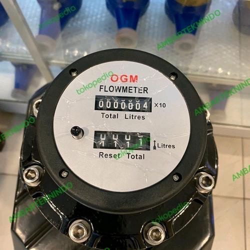 Jual FLOW METER SOLAR 2" INCH DN50 MM OVAL GEAR FLOWMETER 2 INCH OGM-50 ...