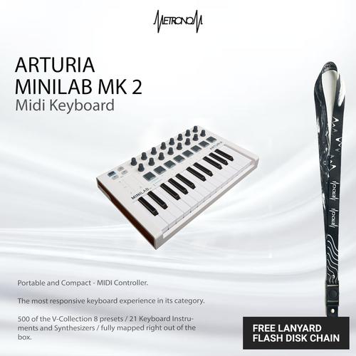 ARTURIA MINILAB mk2 & Roland DP-10 Arturia unveil MiniLab MkII