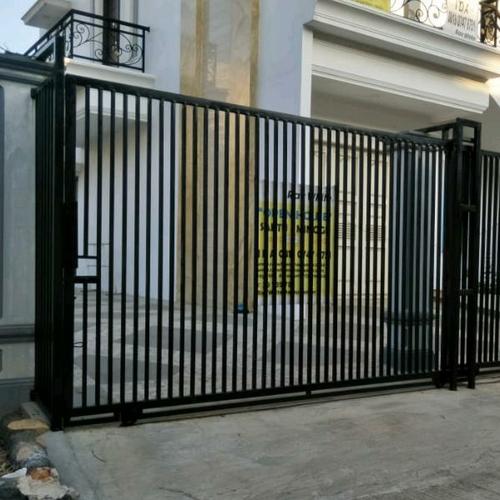 Jual pagar rumah minimalis / pagar dorong minimalis - Kota Bekasi