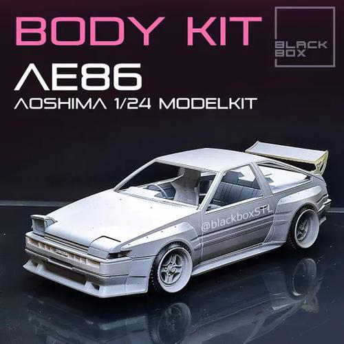 Jual BODYKIT FOR AE86 AOSHIMA 1-24TH MODELKIT - NO RIMS - Kota ...